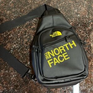 The North Face Black and Yellow Belt Bag